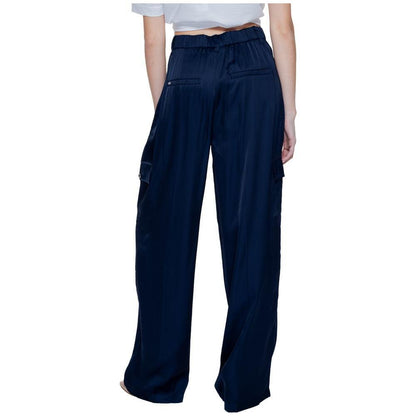 Street One Blue Viscose Pant