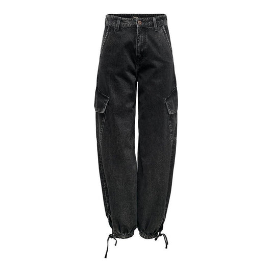 Only Black Cotton Jeans & Pant Only Dark Slate Gray