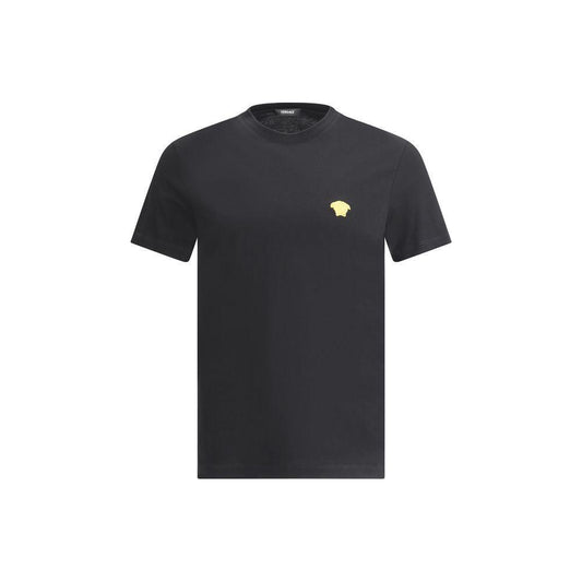 Versace Black Cotton T-Shirt Versace