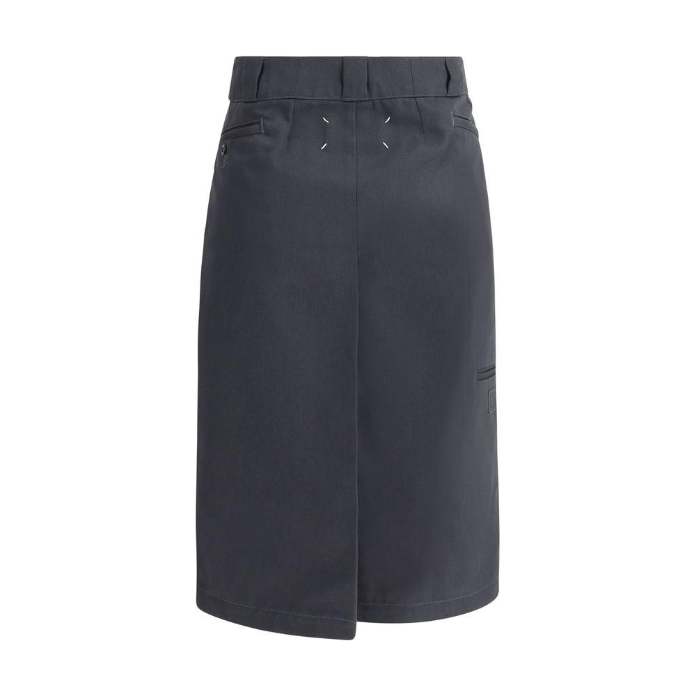 Margiela Midi Skirt Margiela Dark Slate Gray