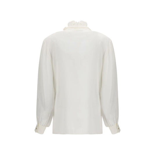 Tom Ford Silk georgette Blouse Tom Ford Light Gray