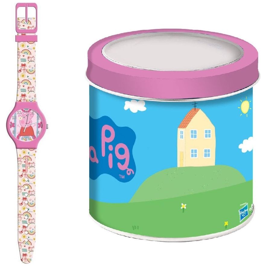 PEPPA PIG Mod . 000482608 - Tin Box WATCHES CARTOON