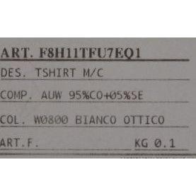 Dolce & Gabbana White Cotton Silk T-Shirt