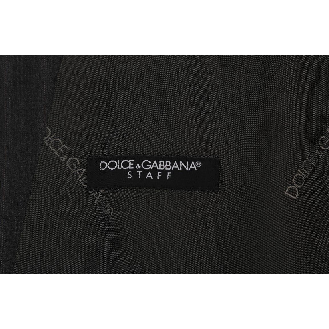 Dolce & Gabbana Elegant Gray Striped Single Breasted Vest Dolce & Gabbana