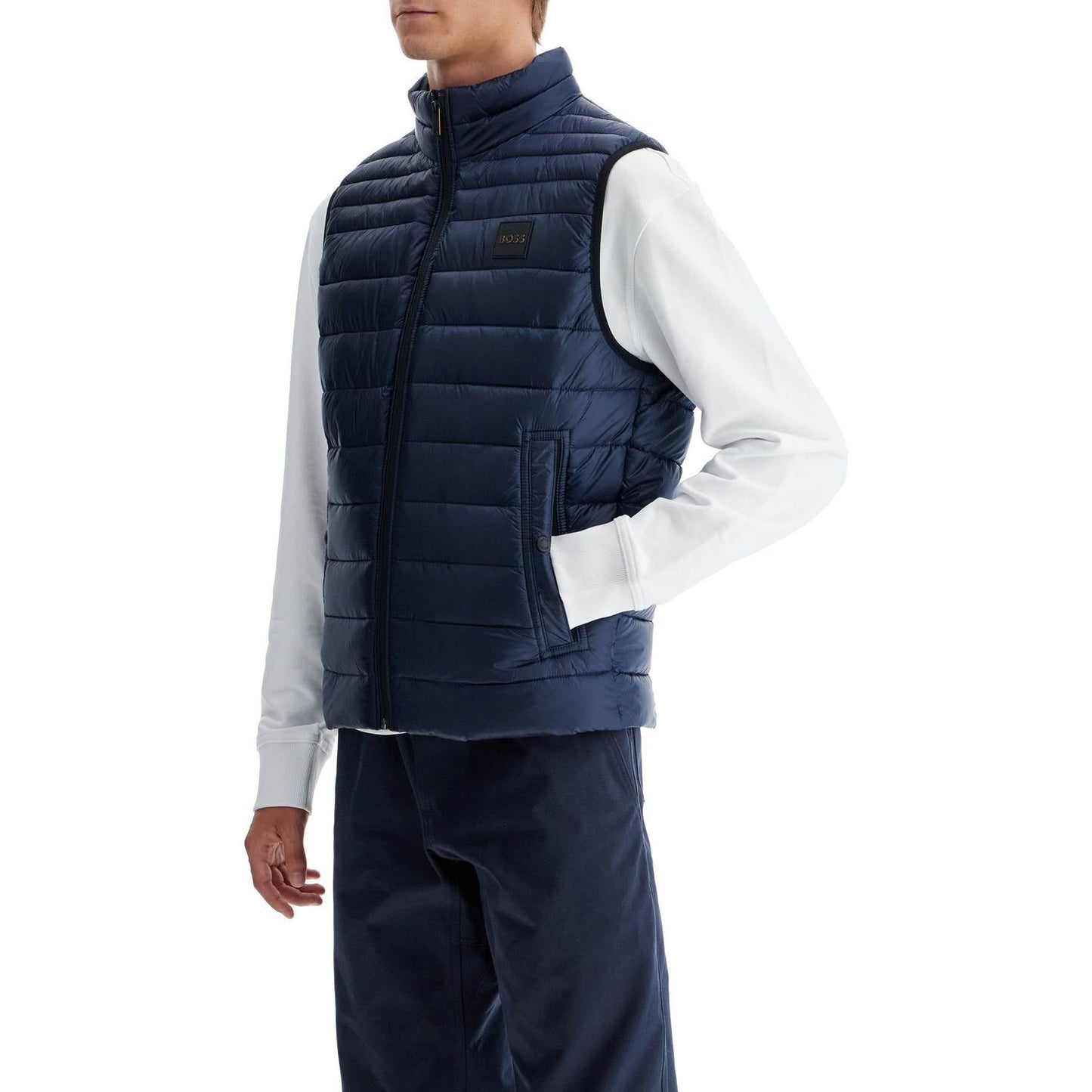 Boss quilted vest men