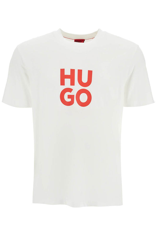 Hugo t-shirt with logo print Topwear Hugo