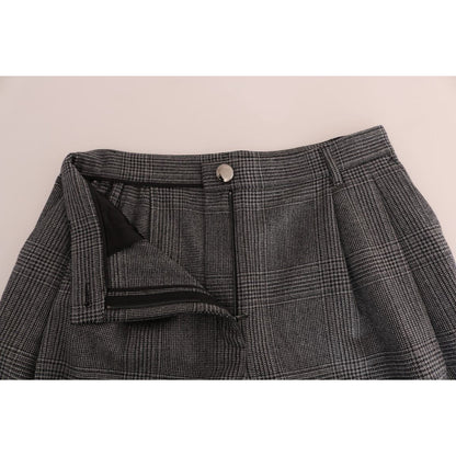 Dolce & Gabbana Gray Wool Capri Pants