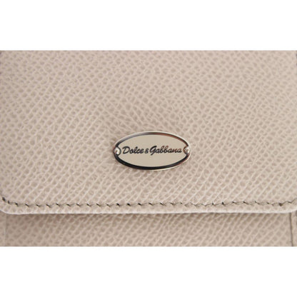 Dolce & Gabbana White Dauphine Leather Case Wallet 1728,67345645728,Accessories,Dolce & Gabbana,Leather Wallets - Wallets - Accessories,Material: 100% Leather dauphine,Men - Bags,Money Clips - Wallets - Accessories,New with tags,Wallets - Accessories,Wall