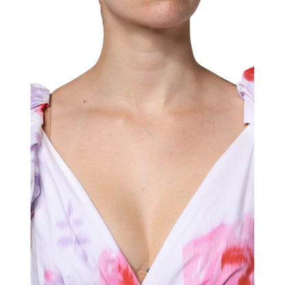 Philosophy White Floral Cotton Maxi Dress Philosophy