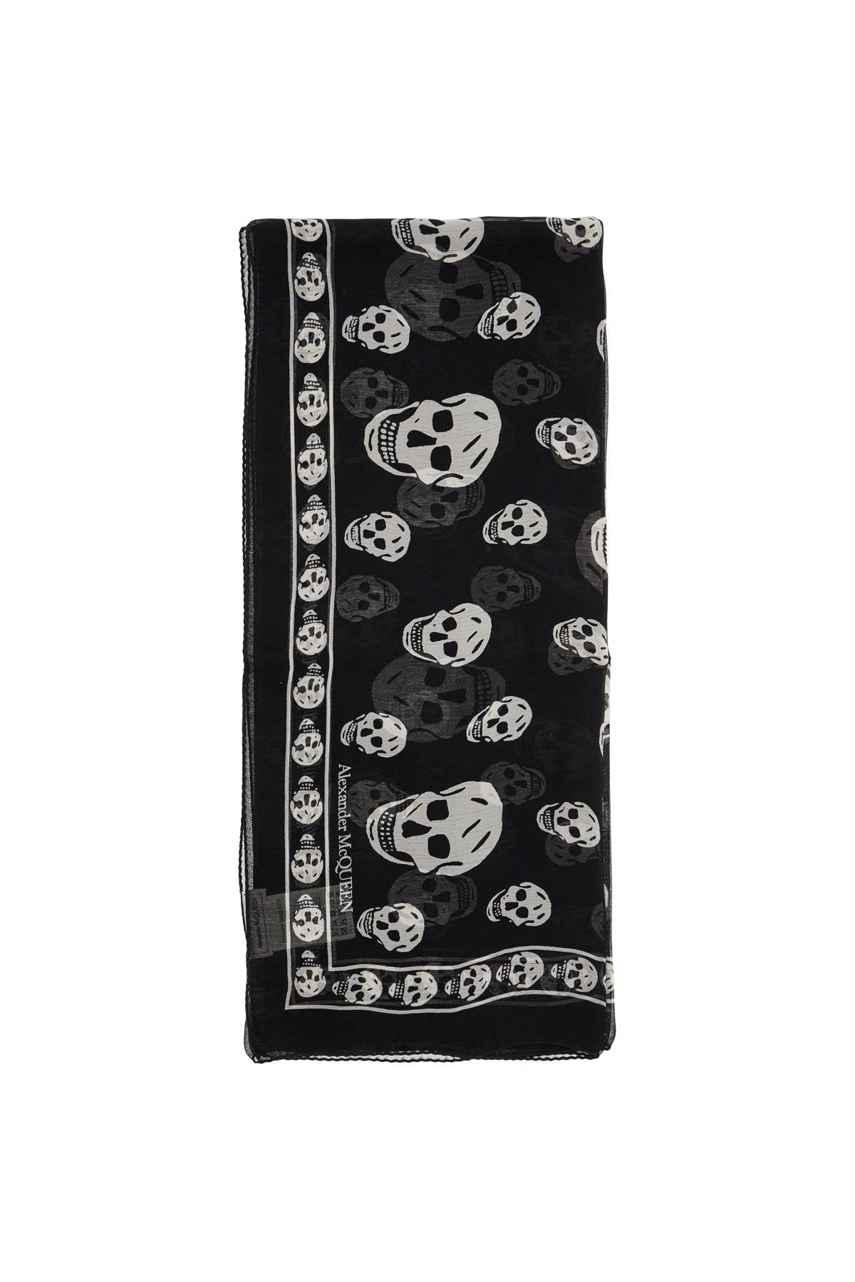 Alexander Mcqueen silk skull scarf Scarves Hats & Gloves Alexander Mcqueen