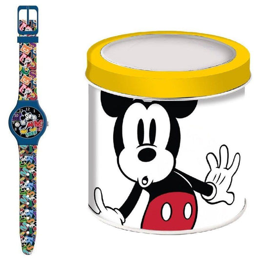 DISENY Mod. MICKEY MOUSE  - Tin Box WATCHES CARTOON