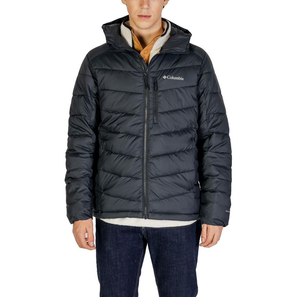 Columbia Black Polyester Jacket Columbia Dark Slate Gray