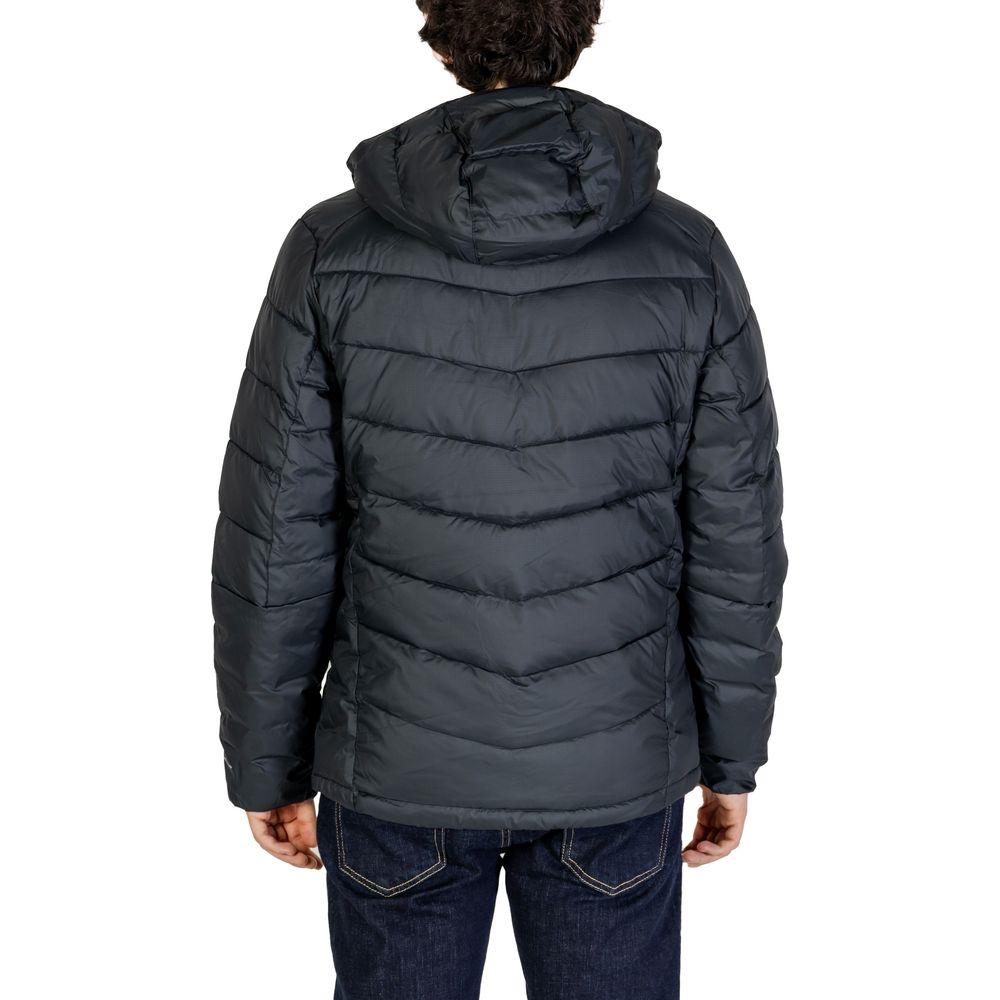 Columbia Black Polyester Jacket Columbia Dark Slate Gray