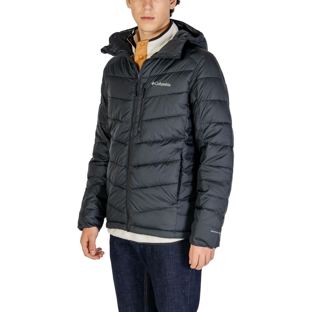 Columbia Black Polyester Jacket Columbia Dark Slate Gray