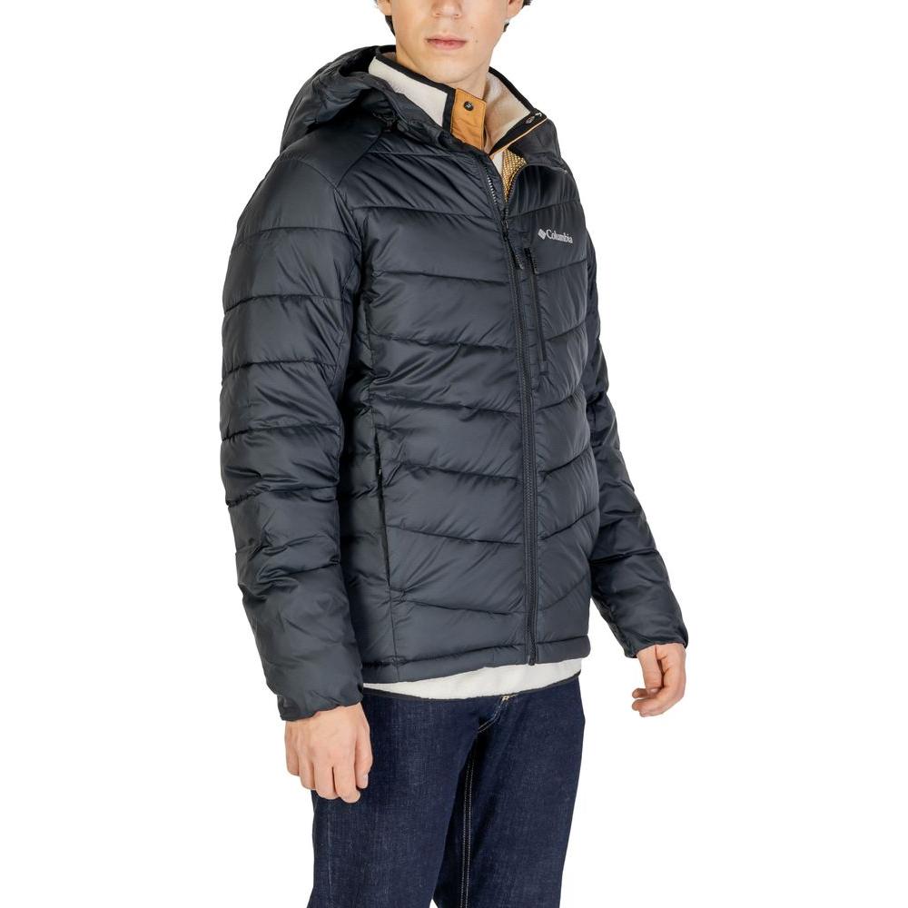 Columbia Black Polyester Jacket Columbia Dark Slate Gray