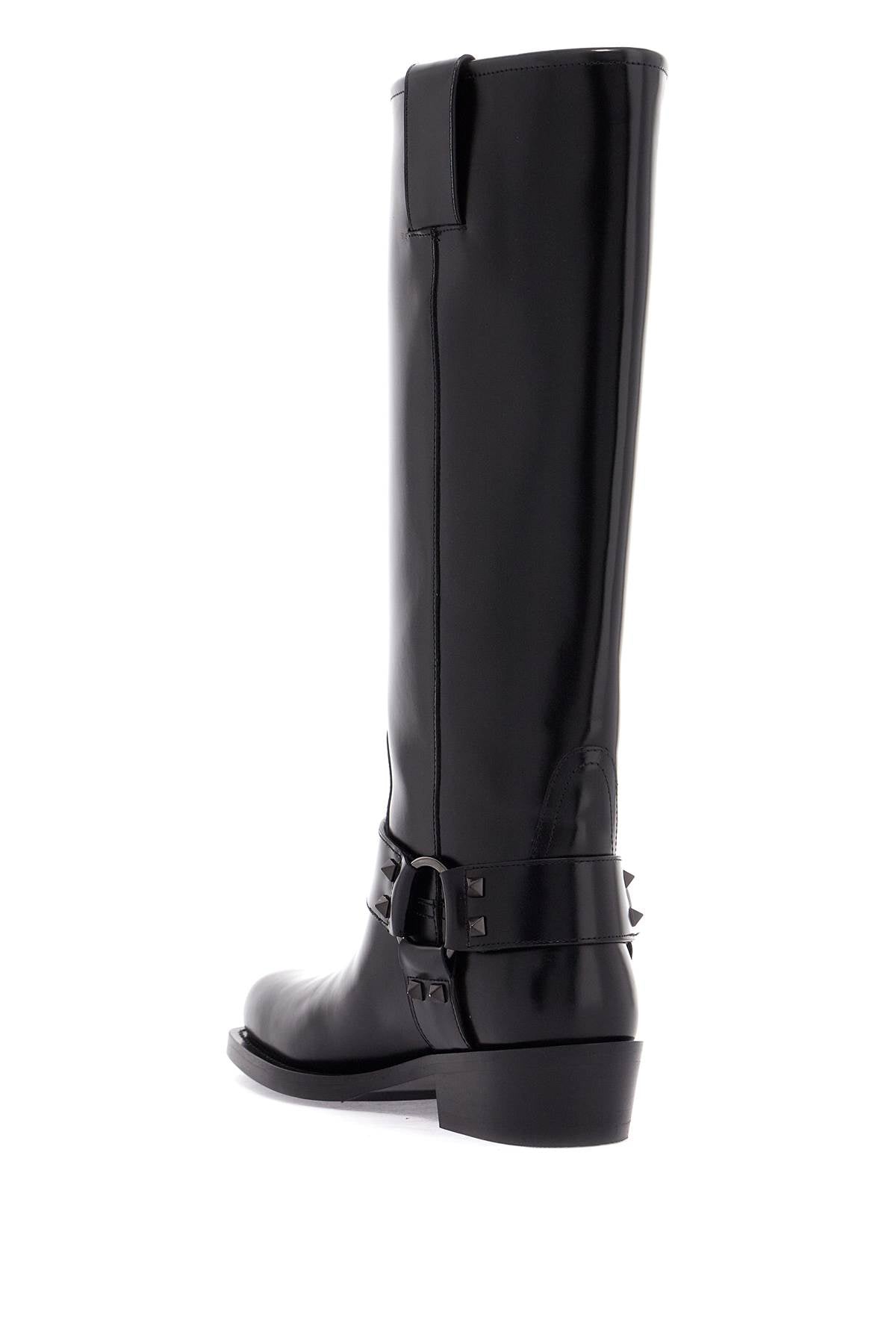 Valentino Garavani rockstud biker boot