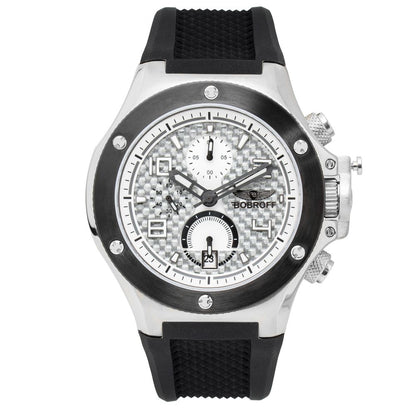 Bobroff Black Rubber Sport Watch Bobroff