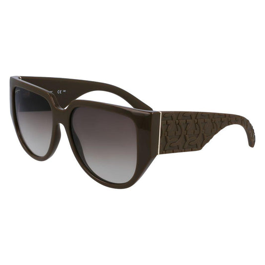 Ferragamo Green Bio Injected Sunglasses Ferragamo Dark Slate Gray
