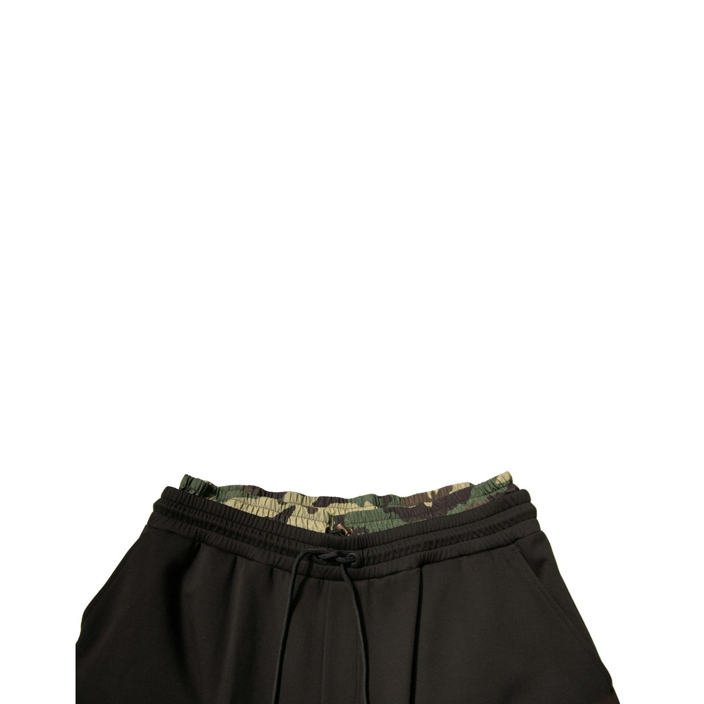 Dolce & Gabbana Black Camouflage Cotton Jogger Cargo Pants