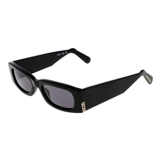 GCDS Black Acetate Sunglasses