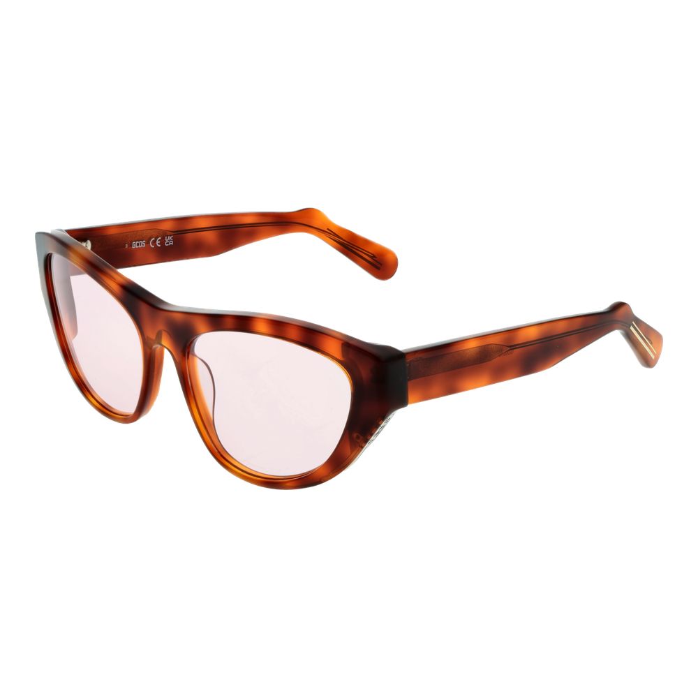 GCDS Brown Plastic Sunglasses