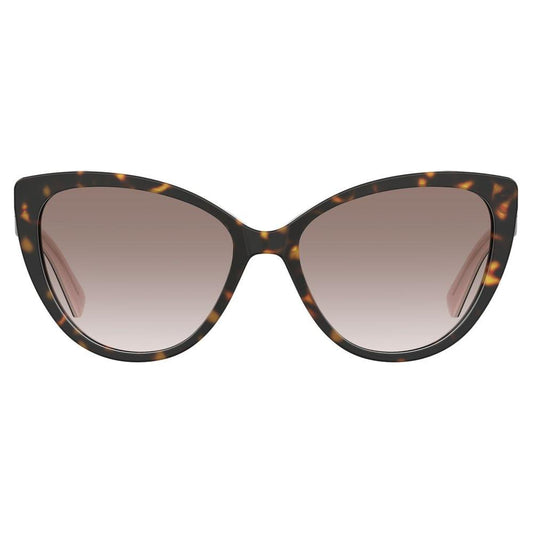 Love Moschino Brown Acetate Sunglasses Love Moschino Rosy Brown
