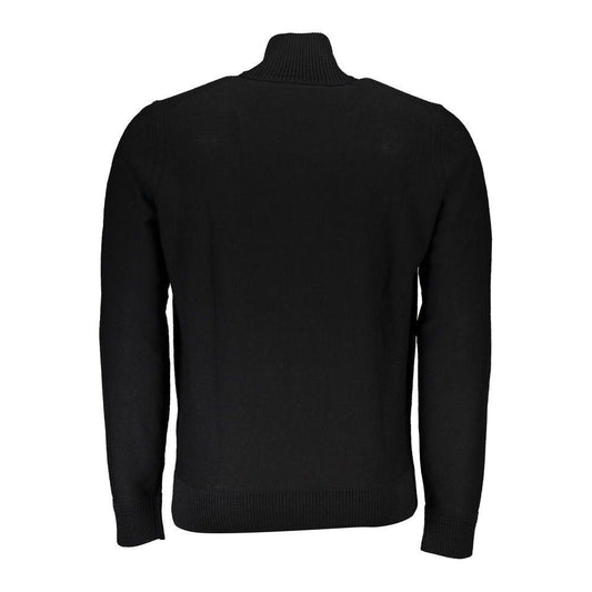 Hugo Boss Black Wool Men Sweater Hugo Boss