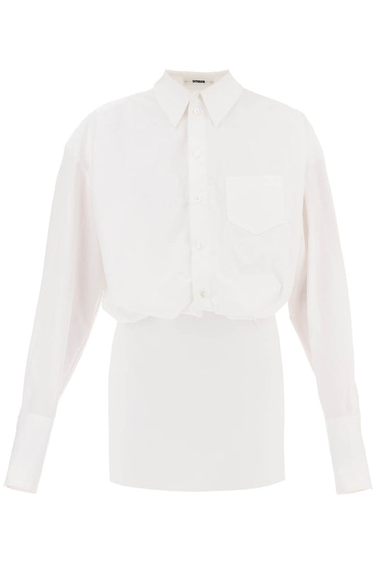 Interior nuno mini shirt dress