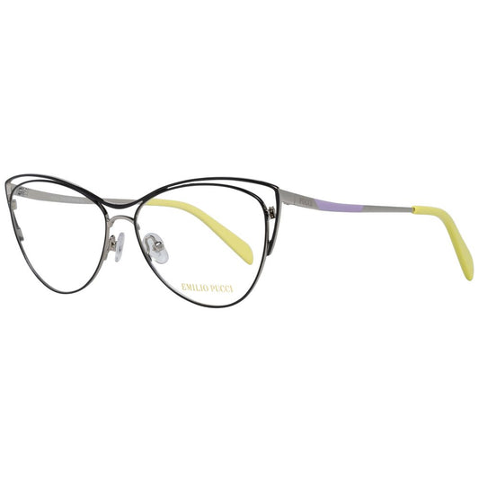 Emilio Pucci Black Metal Glasses (Frames) Emilio Pucci