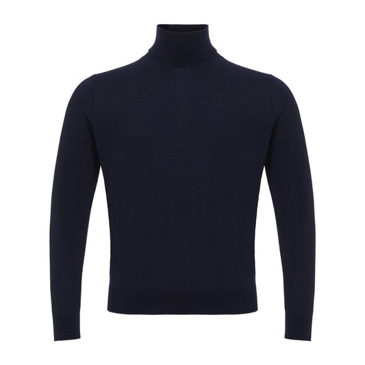 Colombo Blue Cashmere Turtleneck Colombo