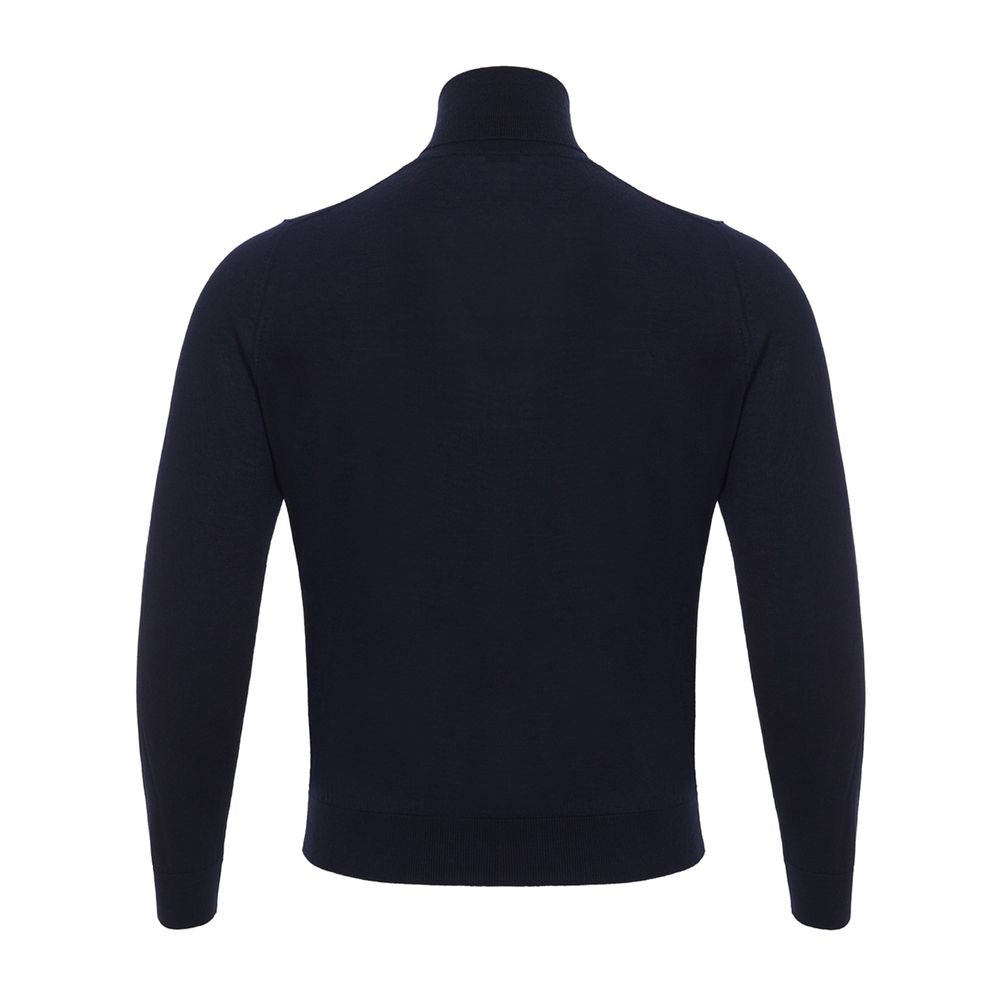 Colombo Blue Cashmere Turtleneck Colombo