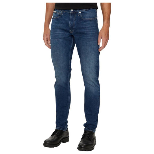 Calvin Klein Jeans Blue Cotton Jeans & Pant