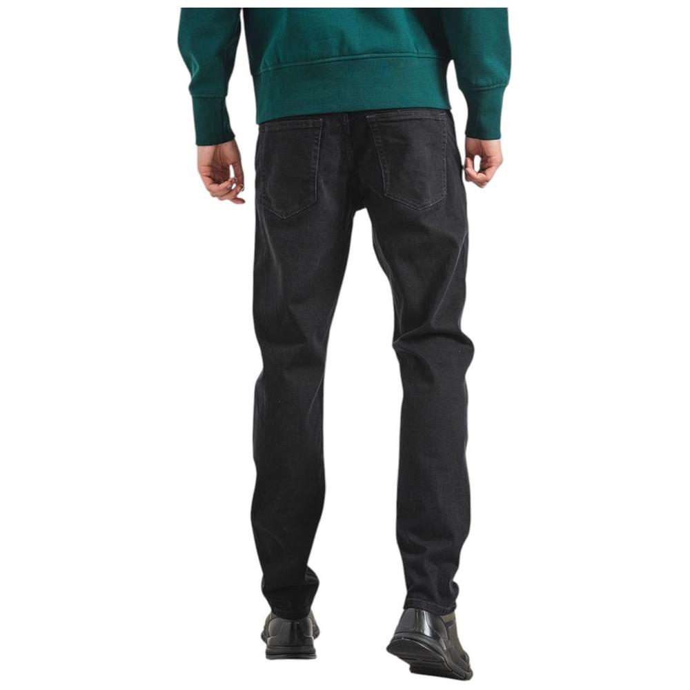 Calvin Klein Jeans Black Cotton Jeans & Pant Calvin Klein Jeans Dark Slate Gray