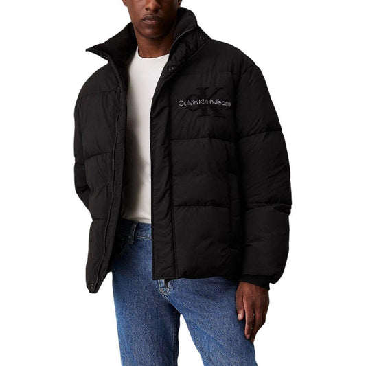 Calvin Klein Jeans Black Polyamide Riciclata Jacket Calvin Klein Jeans