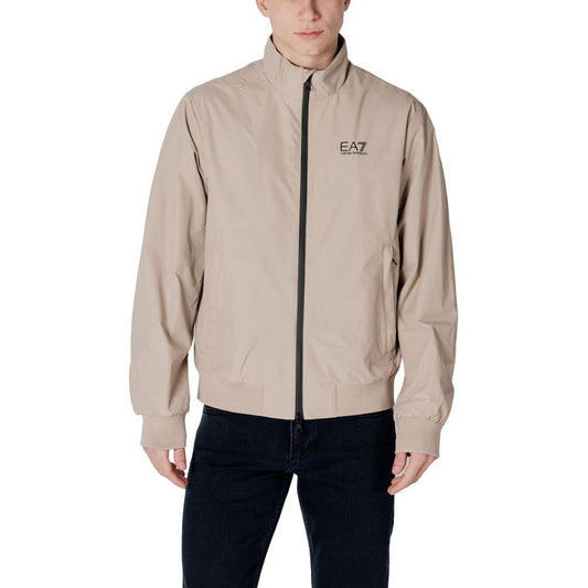 EA7 Emporio Armani Beige Polyamide Jacket