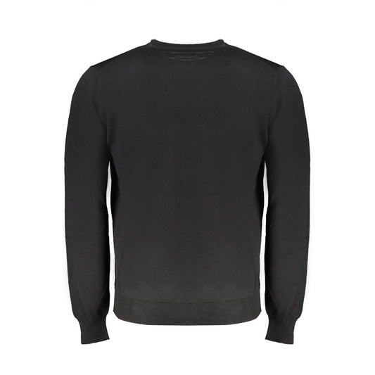 Harmont & Blaine Black Wool Sweater Harmont & Blaine