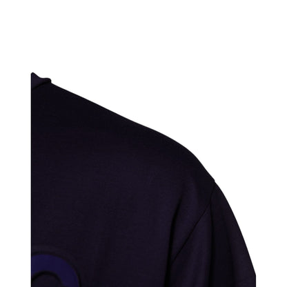 Dolce & Gabbana Navy Blue DG Logo Cotton Crew Neck T-shirt