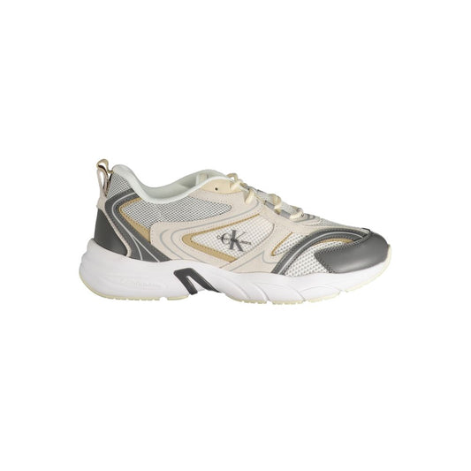 Calvin Klein Beige Polyester Sneaker Calvin Klein