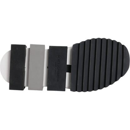 Dolce & Gabbana White Black Sorrento Socks Sneakers Shoes