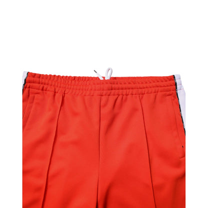 MSGM Red White Mid Waist Men Jogger Sweatpants Pants MSGM