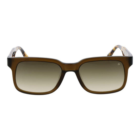 Scotch & Soda Brown Men Sunglasses Scotch & Soda Dark Olive Green