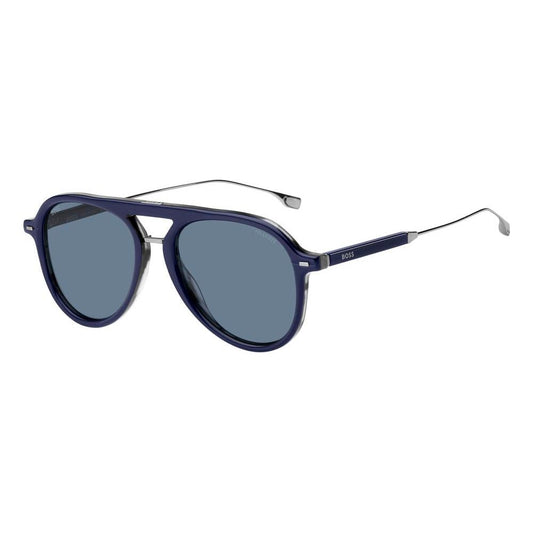 Hugo Boss Blue Acetate Sunglasses Hugo Boss Dim Gray