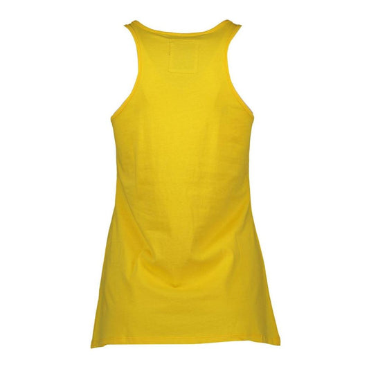 Silvian Heach Yellow Cotton Women Top Silvian Heach Goldenrod