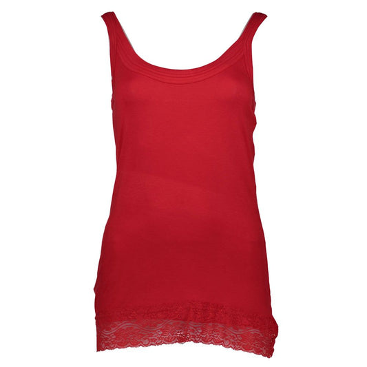 Silvian Heach Rosso Cotton Women T-Shirt