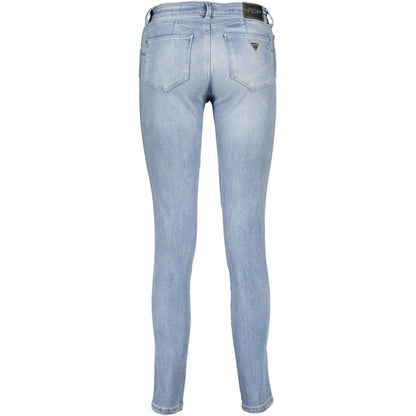 Guess Jeans Azzurro Cotton Women Jeans