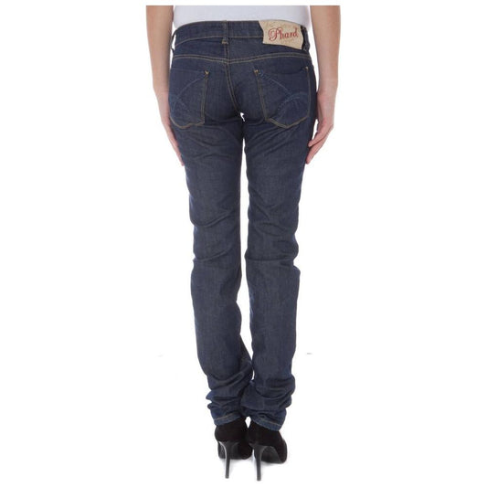 Phard Blue Cotton Jeans & Pant Phard Dark Slate Gray