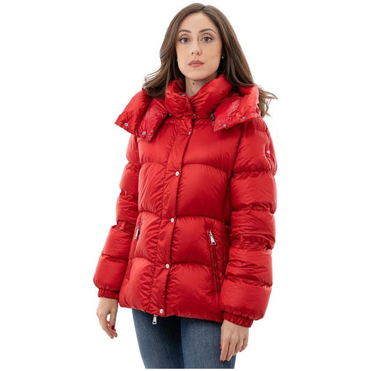 Add Red Polyamide Jackets & Coat Add Firebrick