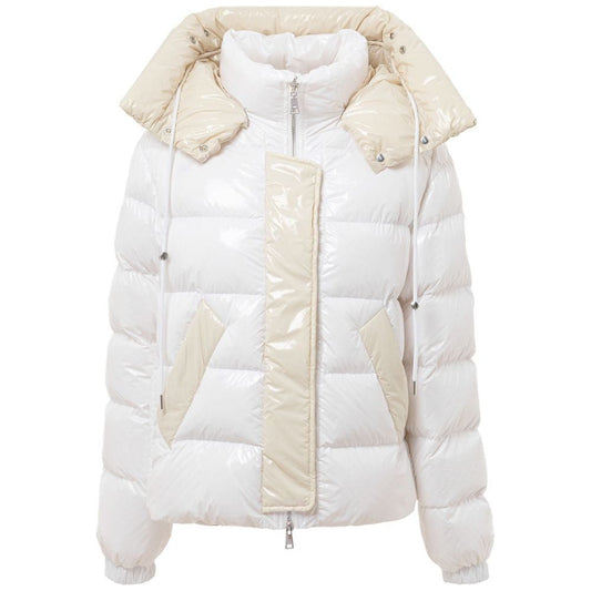 Add White Polyamide Jackets & Coat Add Light Gray