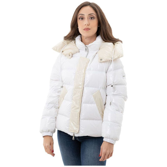 Add White Polyamide Jackets & Coat Add Light Gray