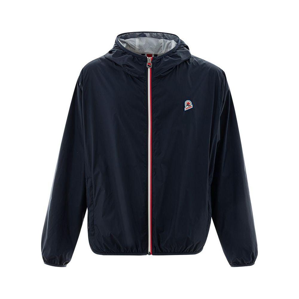 蓝色聚酰胺夹克